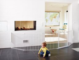 BabyDan XXL Room Divider Safety Gate - White - thumbnail 2