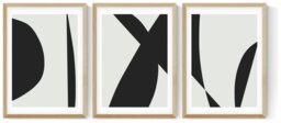 East End Prints Abstract Oak Frame Art Print - A2 - thumbnail 2