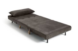 Habitat Roma Velvet Fabric Chairbed - Charcoal - thumbnail 2