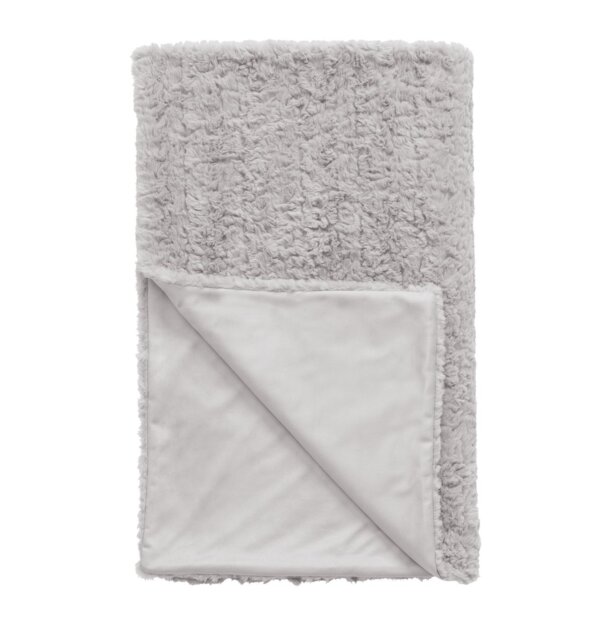 Habitat Faux Fur Textured Throw - Neutral - 125x150cm - image 1