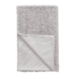 Habitat Faux Fur Textured Throw - Neutral - 125x150cm - thumbnail 2