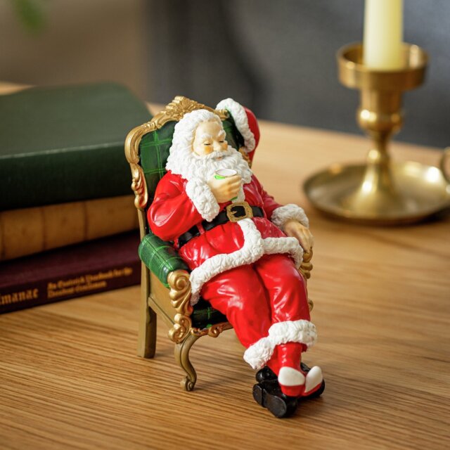 Argos Home Sitting Santa Christmas Decoration