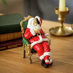 Argos Home Sitting Santa Christmas Decoration - thumbnail 1