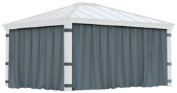 Palram Canopia Dallas 4 Piece Gazebo Curtain Set 14 x 16ft - thumbnail 1