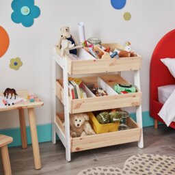 Habitat Kids Felix Storage Shelving Unit - Pine - thumbnail 1