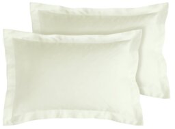 Habitat 400TC Egyptian Cotton Oxford Pillowcase Pair - White - thumbnail 1