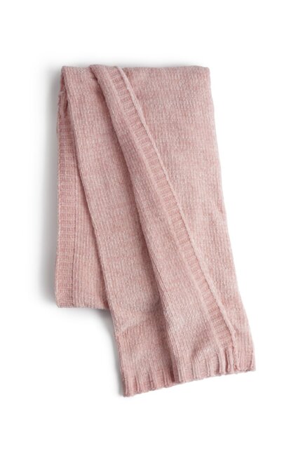 Habitat Chenille Throw - Blush Pink - 125x150cm - image 1