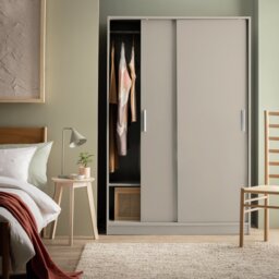 Argos Home Nova 2 Door Sliding Wardrobe - Beige - thumbnail 1
