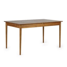 Julian Bowen Lowry Extending 6 Seater Dining Table - Ash - thumbnail 2