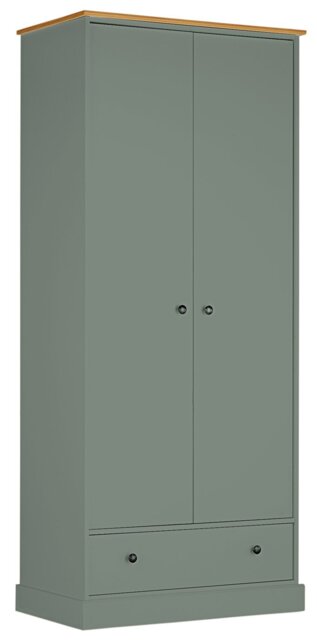 Argos Home Kensington 2 Door 1 Drawer Wardrobe - Sage Green - image 1