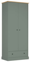 Argos Home Kensington 2 Door 1 Drawer Wardrobe - Sage Green