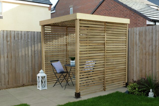 Forest Garden Modular Pergola with 3 Side Panels - image 1