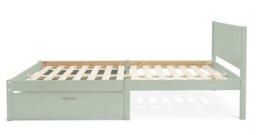Habitat Kids Ronnie Small Double Bed and Drawer - Green - thumbnail 2