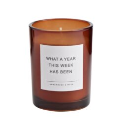 Argos Home Singlewick Candle - Amberwood and musk - thumbnail 2