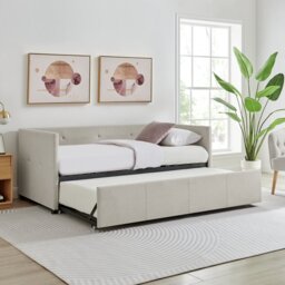 Argos Home Tamara Trundle Day Bed - Natural - thumbnail 2
