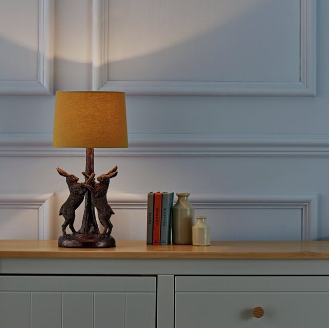 Argos Home Boxing Hare Table Lamp - image 1