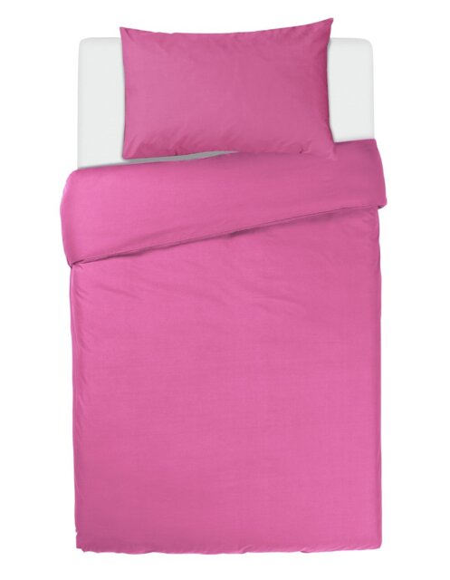 Habitat Polycotton Plain Standard Pillowcase Pair - Cerise - image 1