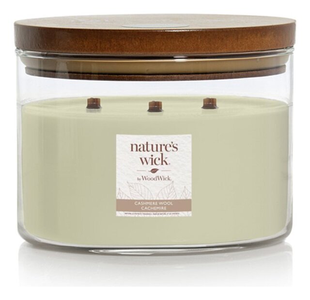 Nature's Wick Multiwick Candle - Cashmere Wool - image 1