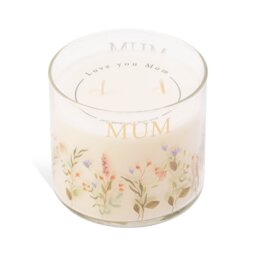 Argos Home MUM Floral Candle - thumbnail 1