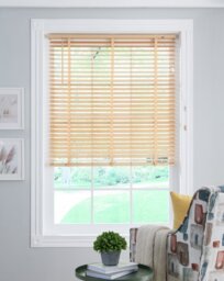 Little Black Book Basswood Natural 50mm Venetian Blind-140cm