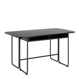 Furniture To Go Darlington Ext 4 Seater Dining Table - Black - thumbnail 2