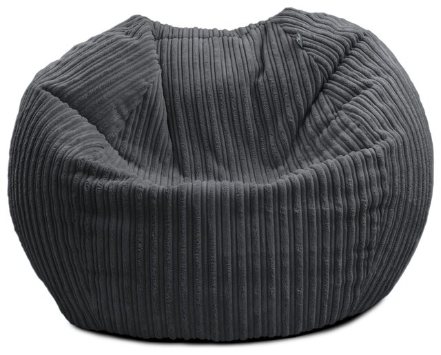 rucomfy Kids Slouch Bean Bag - Grey - image 1