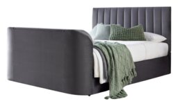 Smart TV Bed Sheldon Superking TV Ottoman Bed - Grey - thumbnail 2