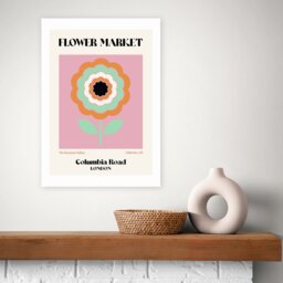 East End Prints Columbia Market Art Print - A3 - thumbnail 1