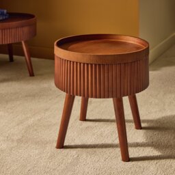 Habitat Agnes Side Table - Walnut - thumbnail 1