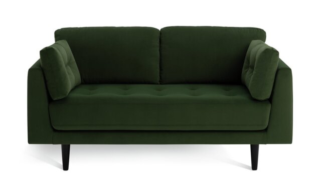 Habitat Kleo Fabric 2 Seater Sofa - Forest Green - image 1