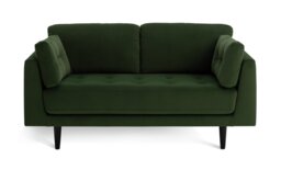Habitat Kleo Fabric 2 Seater Sofa - Forest Green - thumbnail 1