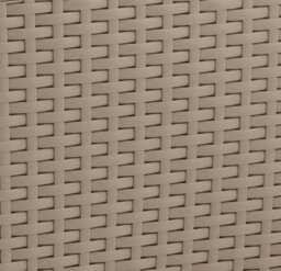 Keter Iowa 2 Seater Rattan Effect Garden Bistro Set - Cream - thumbnail 2