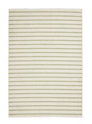 Habitat Stripe Green Flatweave Rug - 160x230cm - thumbnail 2