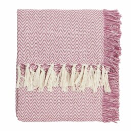 Wylder Wisley Herringbone Throw Heather - 130x180cm - thumbnail 2