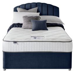 Silentnight Middleton Kingsize Memory Divan Bed - Blue - thumbnail 2