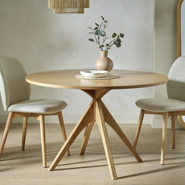 Habitat Austin Oak Veneer 4 Seater Dining Table - Natural - image 1