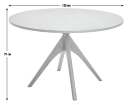 Habitat Austin Oak Veneer 4 Seater Dining Table - Natural - thumbnail 2
