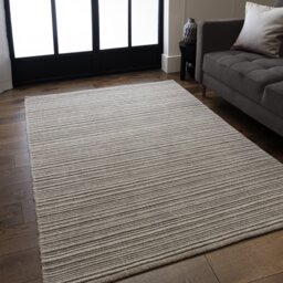 Asiatic Ravine Grey Wool Flatweave Rug - 200x290cm