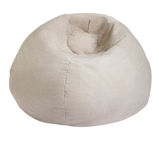 Kaikoo Ayrton Fabric Bean Bag - Stone - image 1