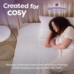 Slumberdown Calm & Cosy Mattress Protector - Double - thumbnail 2