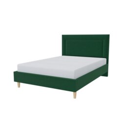Millbrook Border Superking Fabric Bed Frame - Green - thumbnail 2