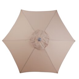 Argos Home 2m Garden Parasol - Cream - thumbnail 2