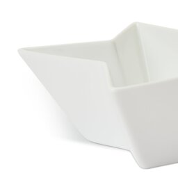 Habitat Star Porcelain 2 Piece Serving Bowls - White - thumbnail 2