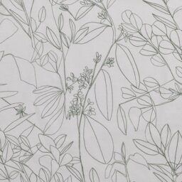 Habitat Blackout Curtains - Green & White - 168x183cm - thumbnail 2