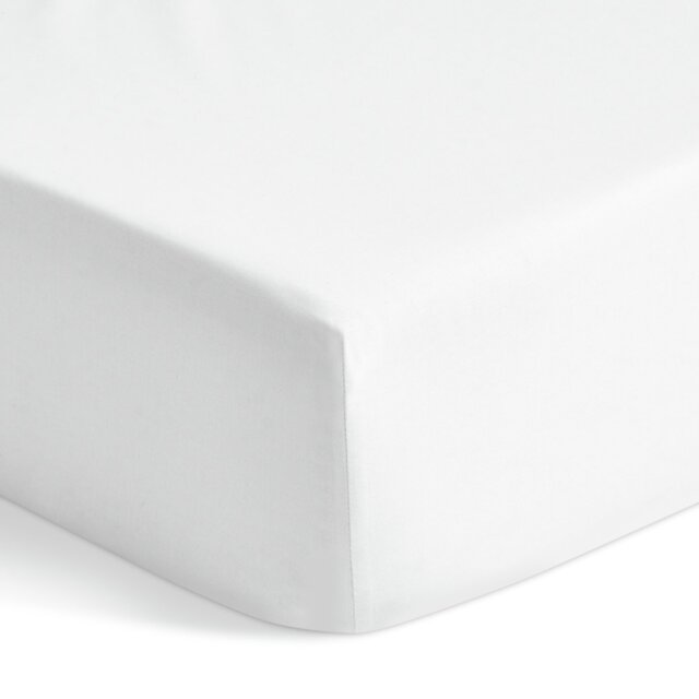 Habitat Polycotton Extra Deep White Fitted Sheet - King size - image 1