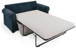 Jay-Be Heritage Velvet 2 Seater Sofa Bed - Ink Blue - thumbnail 2