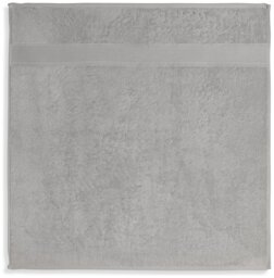 Habitat Cotton Supersoft 2 Pack Face Cloth - Silver - thumbnail 2