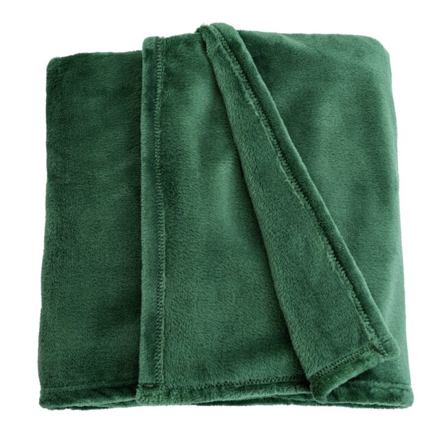 Argos Home Fleece Throw - Green - 125X150cm - image 1