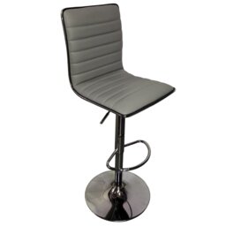 Dorel Colby Faux Leather Bar Stool - Grey - thumbnail 2
