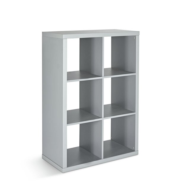 Habitat Squares Plus 6 Cube Storage Unit - Grey - image 1